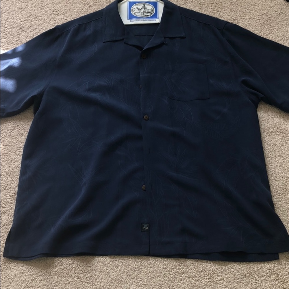 Tommy Bahama Navy Button Up